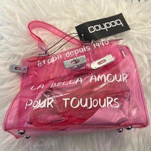 New pink small purse